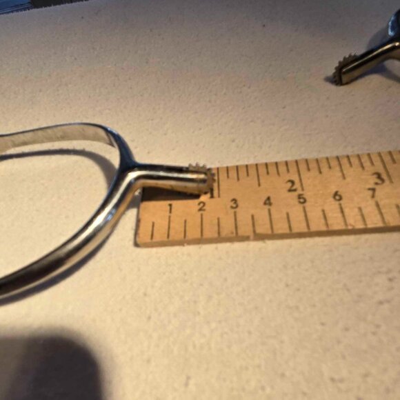 2 sets- high quality stainless steel spurs, dressage, polo, jumping - Picture 2 of 11